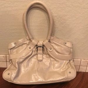 Taupe Patent Leather Nine West Purse